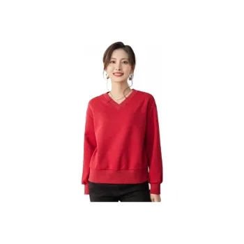 Love Elaine Sweatshirt Women's Burgundy