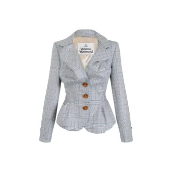 Vivienne Westwood Checked Single Breasted Blazer