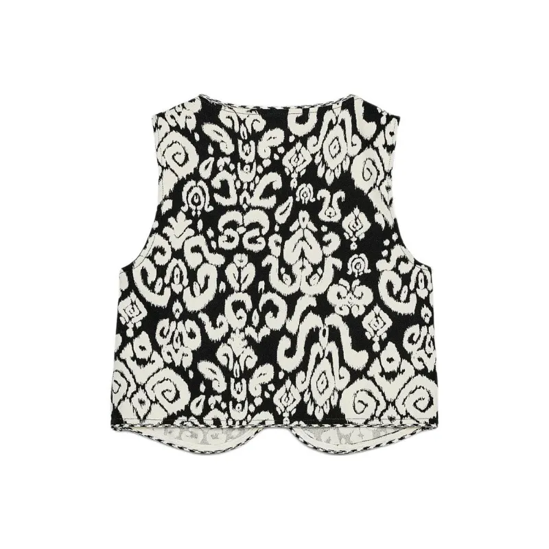 ZARA Tank Top Women's White/Black-1