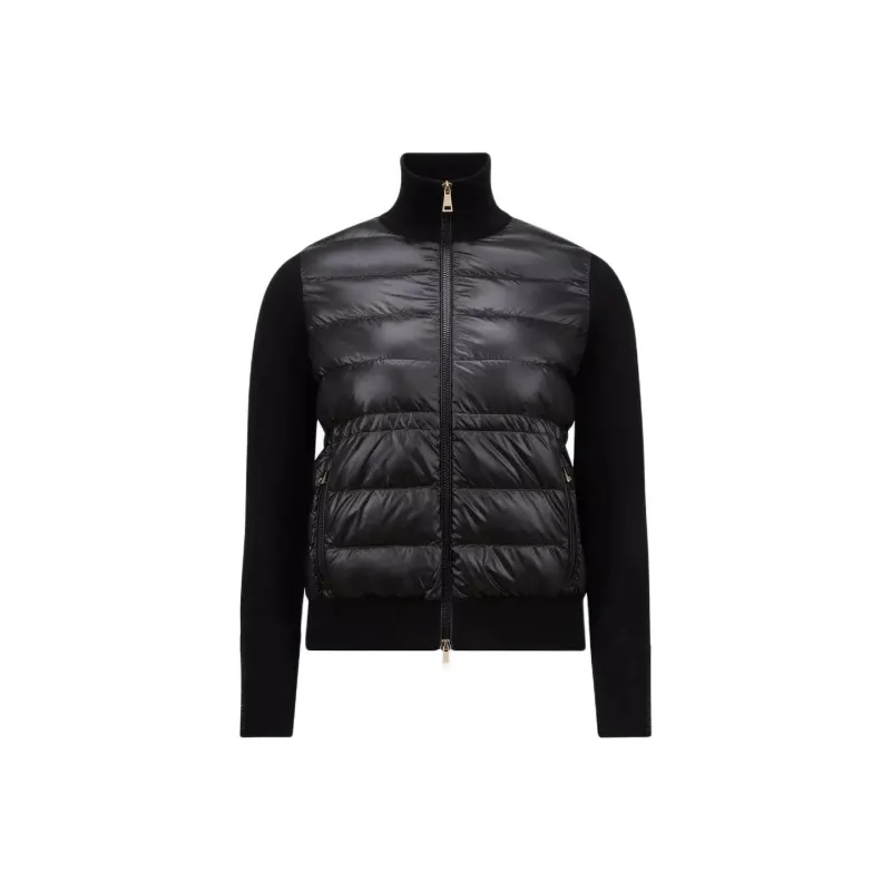 Moncler Tricot Zip Up Padded Jacket-0