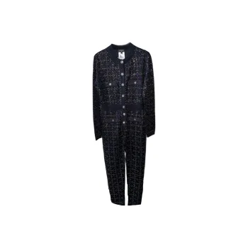 CHANEL 21K Jumpsuit Women's Black