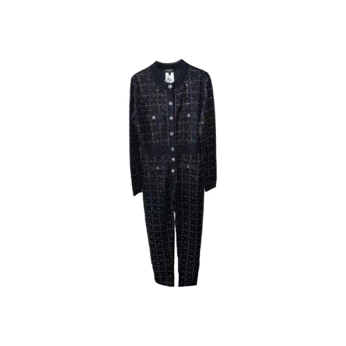 CHANEL 21K Jumpsuit Women's Black