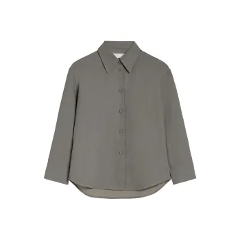 JIL SANDER Curved Hem Shirt