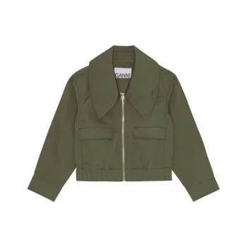 GANNI Oversized Collar Jacket
