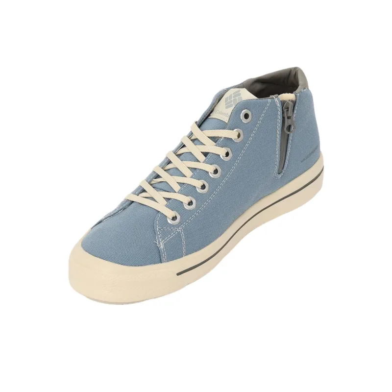 Columbia HAWTHORNE Anti Slip Wear Resistant Mid Top Canvas Shoes Unisex Ripple Blue-2
