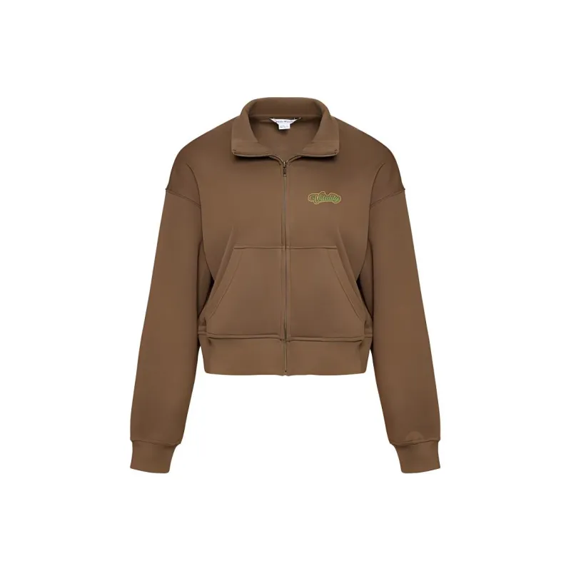 URBAN REVIVO Jackets Coats Women's Dark Brown-0
