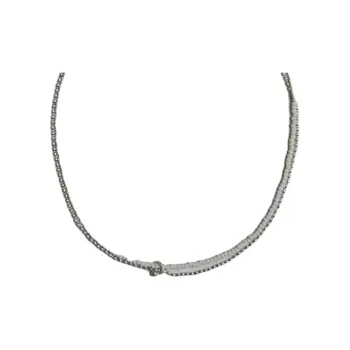OLIO E ACETO 925 Sterling Silver Necklaces Unisex Silver