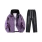 Clothing Set (Purple Top+Black Pants)