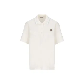 Moncler Logo Patch Short Sleeved Polo Shirt