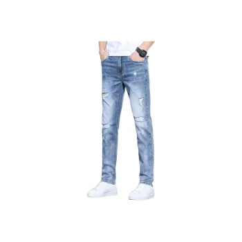 NVRFRGT Jeans Unisex Light Blue