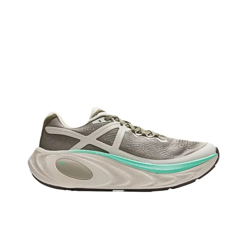 Anta Cushioning, Wear Resistant Low Top Casual Running Shoes Men's Gray Green-1