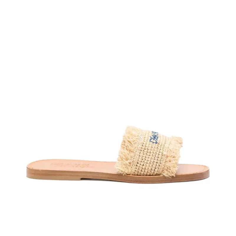 DSQUARED2 Logo embroidered Slides Women's-1