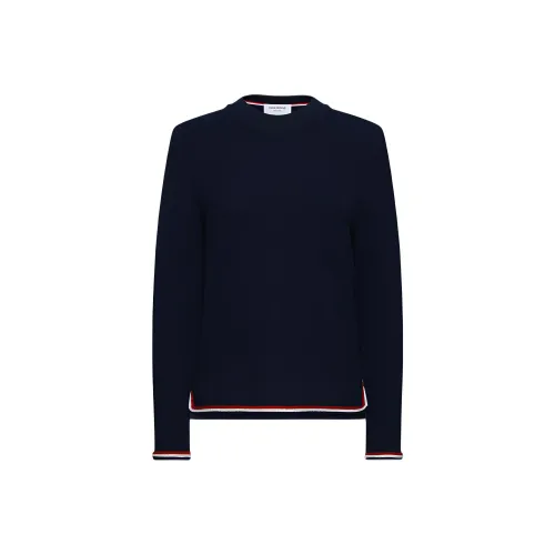 THOM BROWNE Long Sleeved Crewneck Jumper