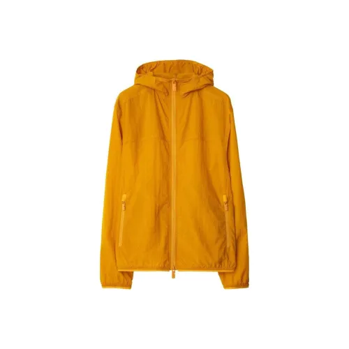 Burberry Hooded Zip Up Bomber Jacket