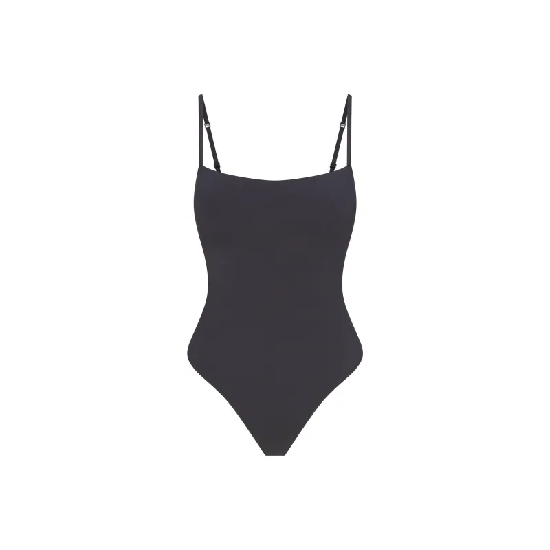 SKIMS SS25 SMOOTH LAYERS CAMI BODYSUIT Jumpsuit Women's GRAPHITE/Graphite-0