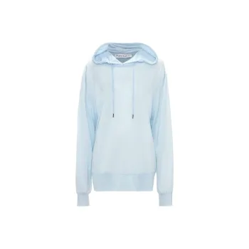 JW Anderson Sheer Cotton-blend Hoodie