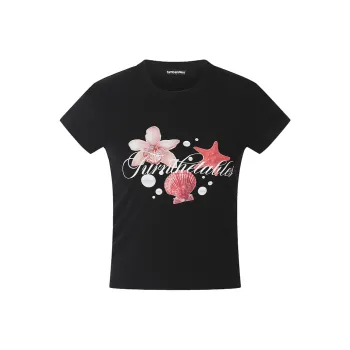 TURNTHETABLES Set in Sleeve T Shirt Women's