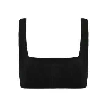 I.AM.GIA LAURA CROP TOP Camisole Women's Black