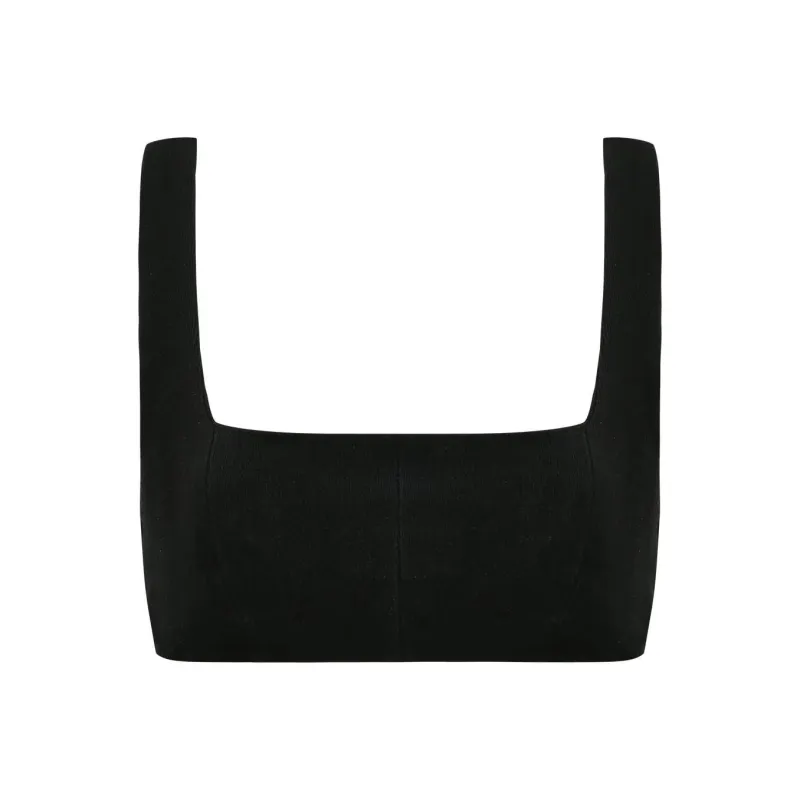 I.AM.GIA LAURA CROP TOP Camisole Women's Black-0