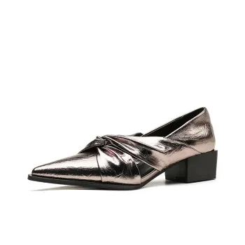 TADSW High Heels Women's Gunmetal/Gold/Black