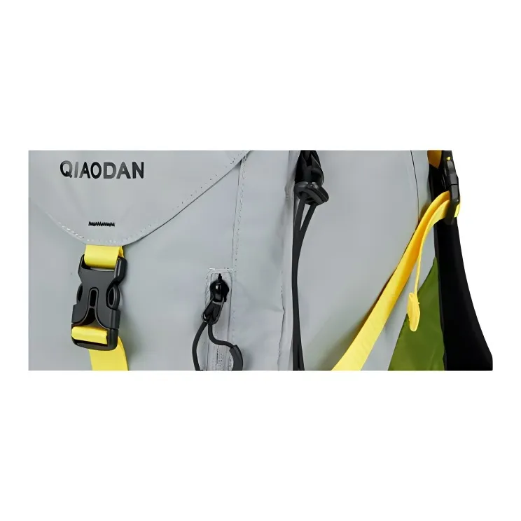 QIAODAN Lightweight Backpack Unisex Light Sensing Green-4