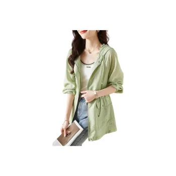 Mo Han Yi Mei Jackets Coats Women's Fruit Green