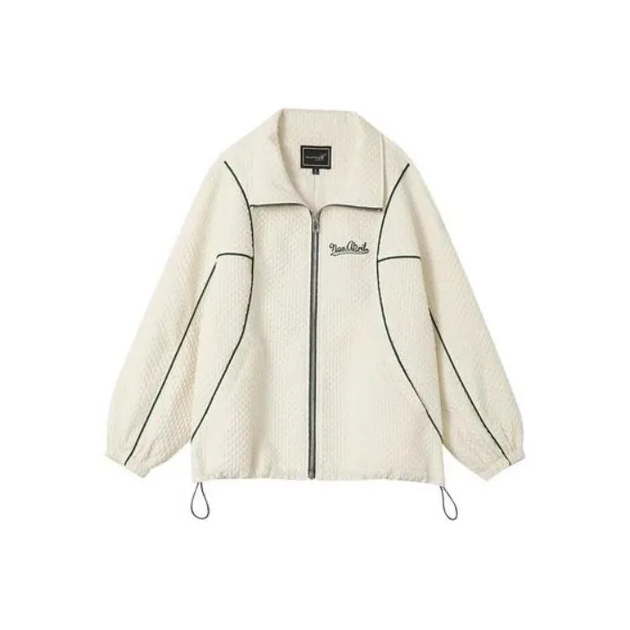 OUNIXUE Jackets Women's Beige-0