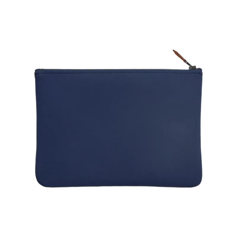 HERMES Neobain Thalassa Polyamide Clutch Medium Size Women's Marine Blue-1