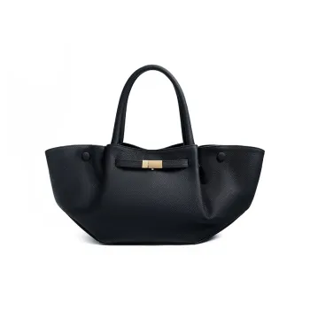 Carnival Keep Top Grain Cow Leather Basket Bag Handbag Women's Multicolor