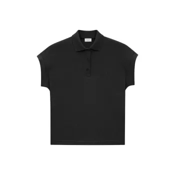 SAINT LAURENT Polo Shirt Women's Black