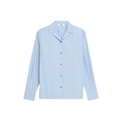 THEORY THEORY Designer Co authored Collection Shirt Women's Light Blue Stripes
