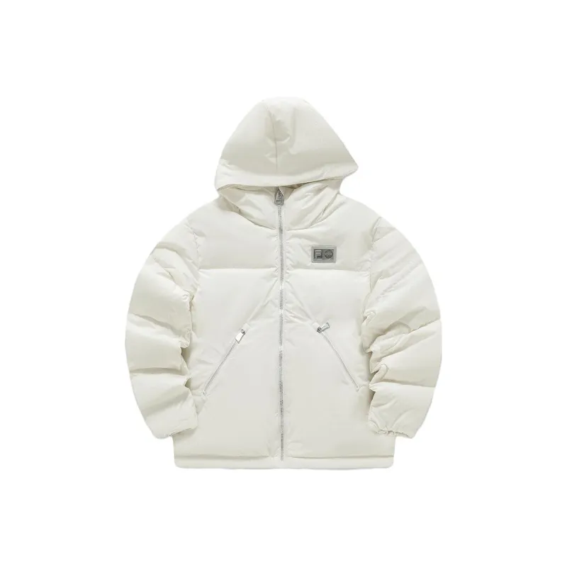 Beams X FILA FUSION BEAMS Down Jackets Women's Muling White-0