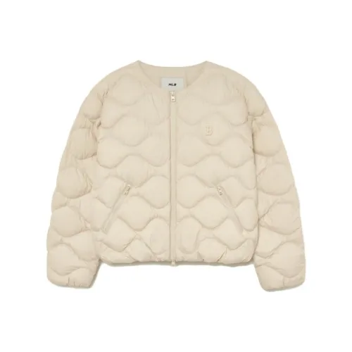 MLB Boston Red Sox Jackets Women's Light Beige