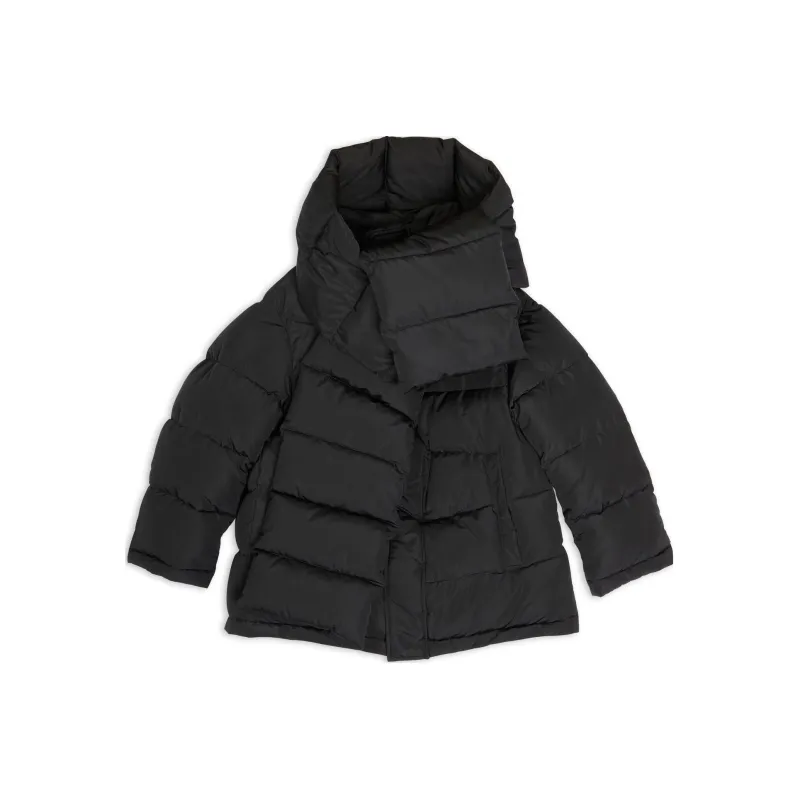 Balenciaga Detachable Scarf Padded Jacket-0