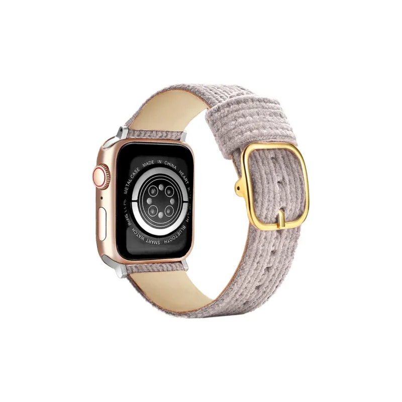 ZHENGGUANG Watch Band Apple Compatibility Corduroy Material-10