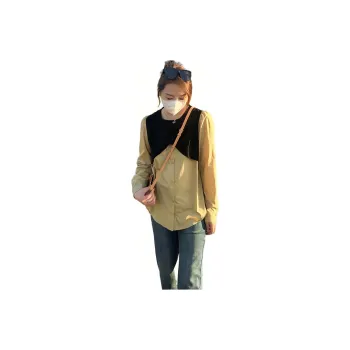 Nan Preamble Shirt Women's Black & Khaki