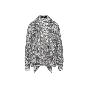 KARL LAGERFELD Shirt Women's Black White