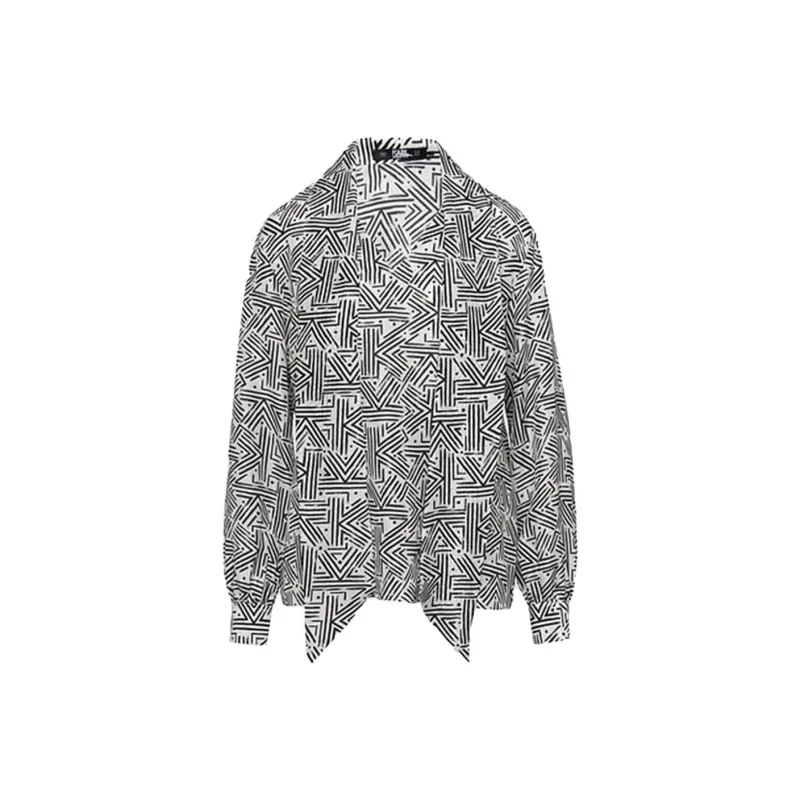 KARL LAGERFELD Shirt Women's Black White-0