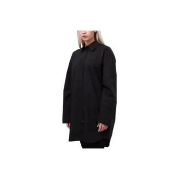 DIESEL D Dalis Logo Embroidered Shirt Dress