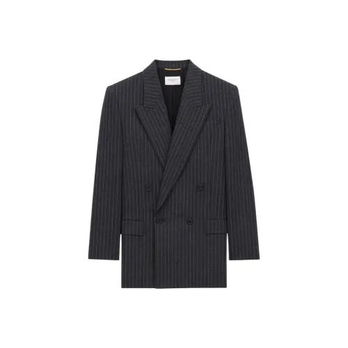 SAINT LAURENT Jackets Coats Women's Black