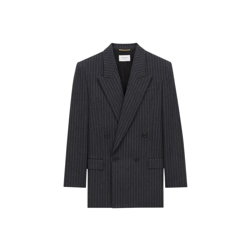SAINT LAURENT Jackets Coats Women's Black-0