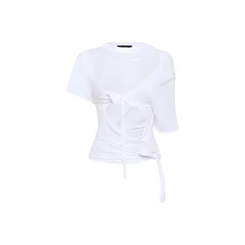 DSQUARED 2 Asymmetric Knotted T shirt