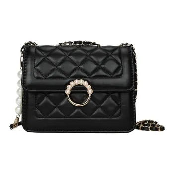 LOUIS ROYALN PU Shoulder Bag, Crossbody Bag Unisex Ecru/Black/Blue/Pink