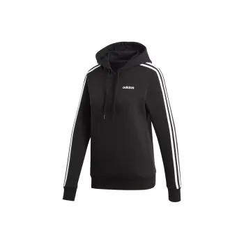 Adidas 3 Stripes Hoodie Sweatshirt Women's Black