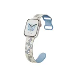 Antique White & Misty Blue