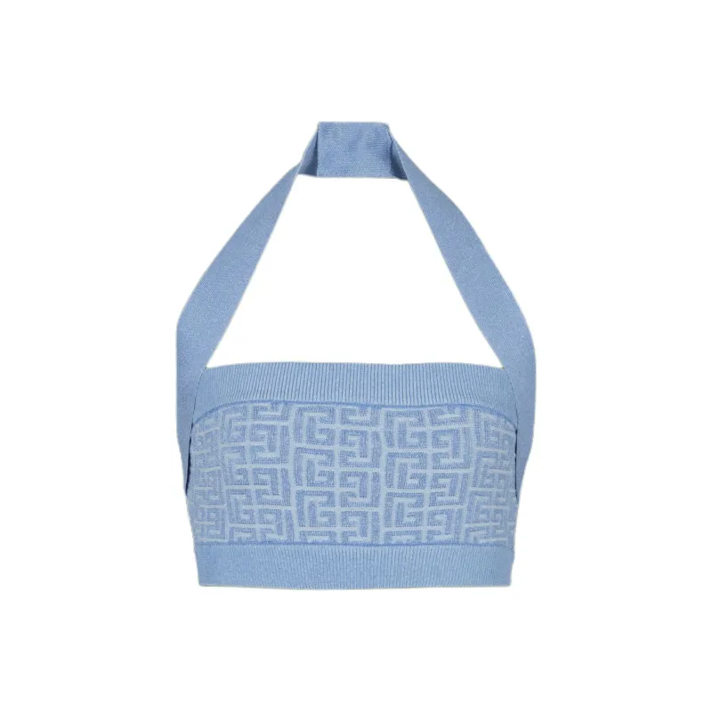 BALMAIN FW24 Camisole Women's Blue-0