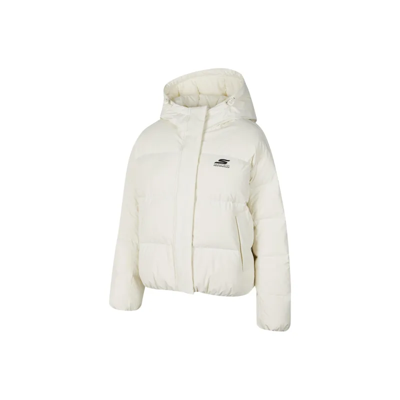 Skechers Down Jacket Women's Tofu White-0