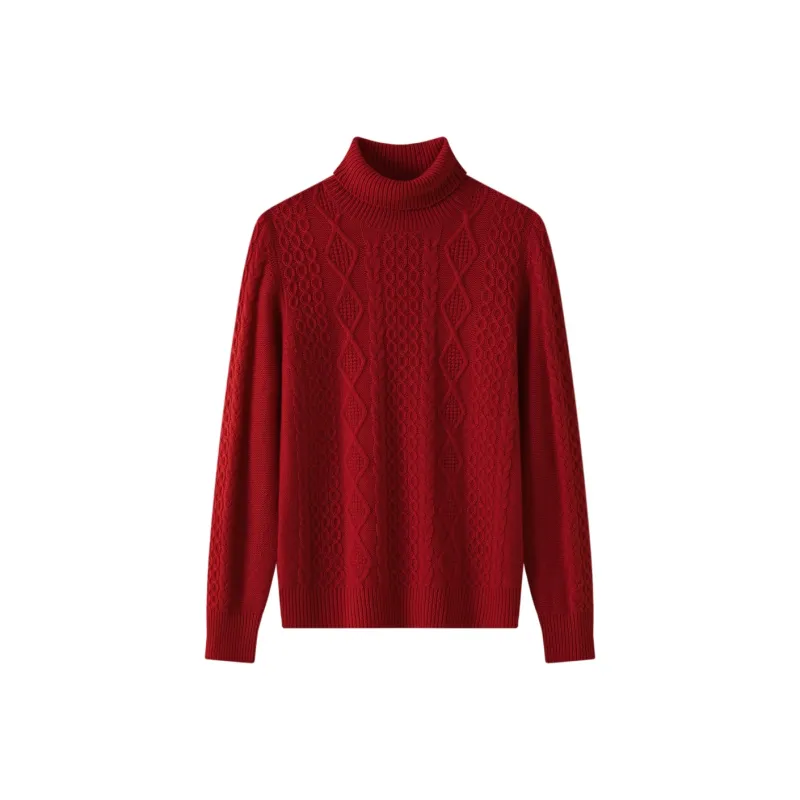 H YXIANG Cashmere Sweater Women's-2