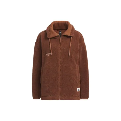 Adidas Lounge Jacket Women's Brown