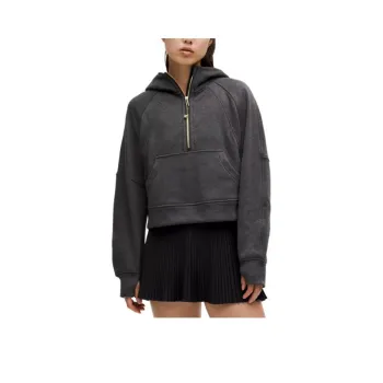 Lululemon Scuba Oversized Half Zip Hoodie Plush Sweatshirt Women's